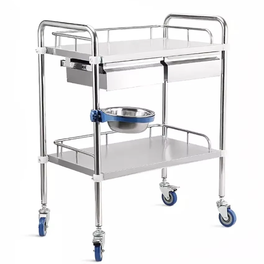 Stainless Steel Hospital Trolley factory Stainless Steel Hospital Trolley factory